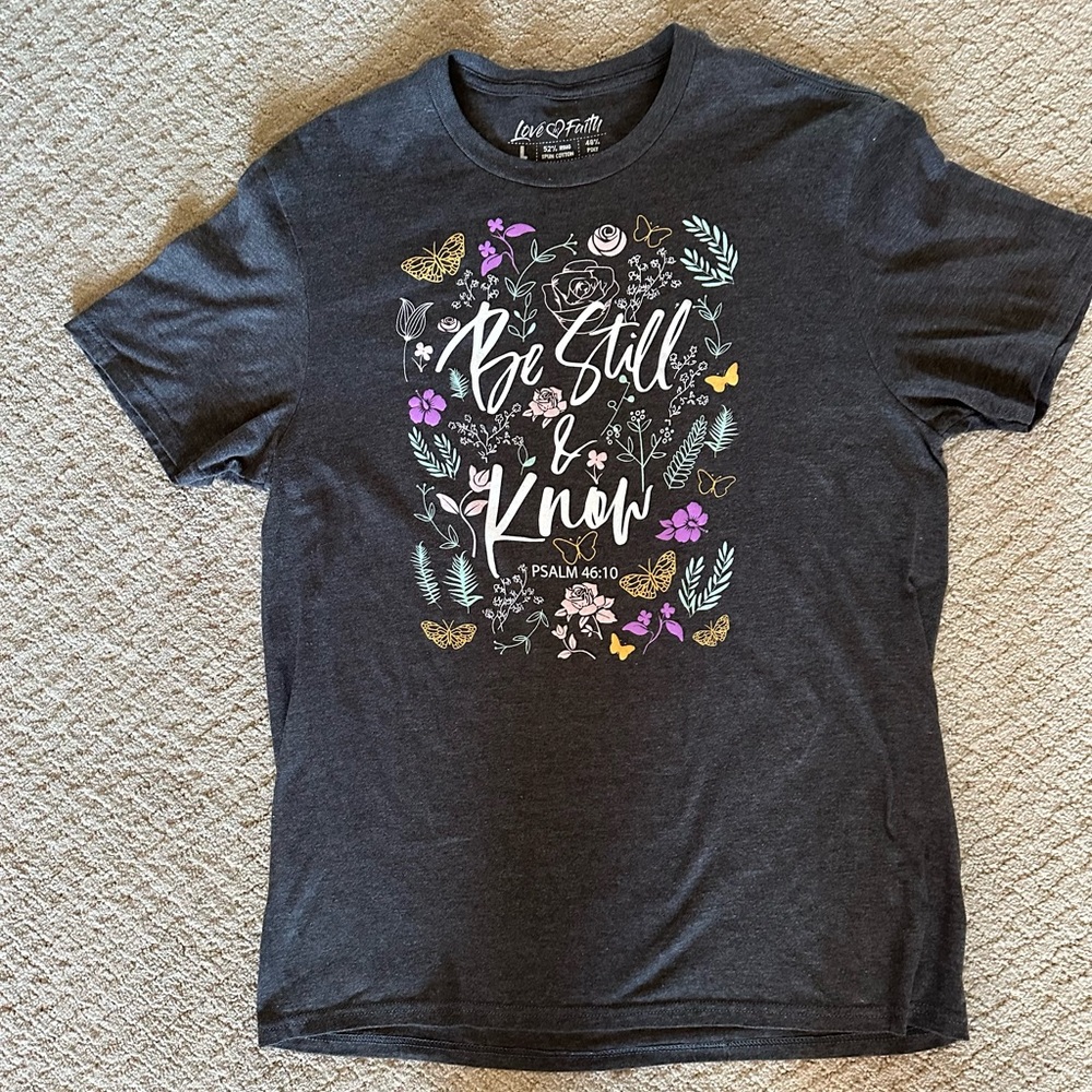 Be Still & Know Women’s Shirt - Gray